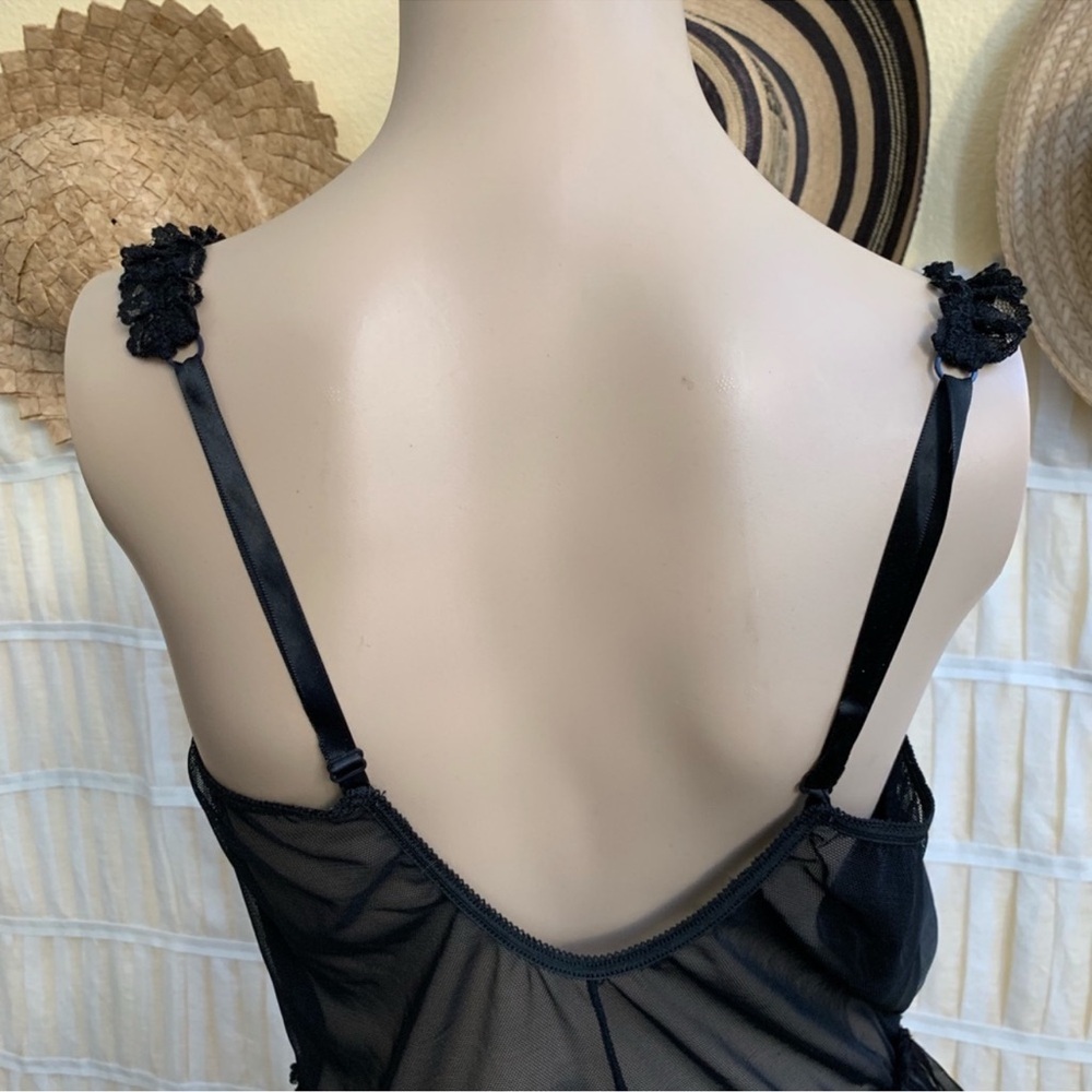 Vintage Intimate Attitudes Braless Teddy Crotchless 1X XXL - Picture 6 of 8